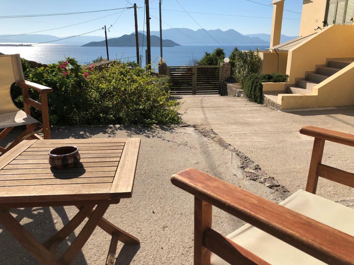 Вилла Breathtaking Seaview House Aegina Экстерьер фото