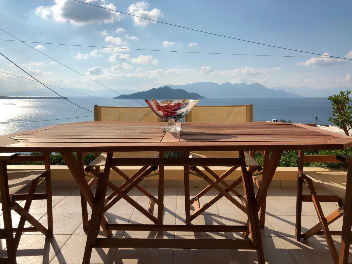 Вилла Breathtaking Seaview House Aegina Экстерьер фото