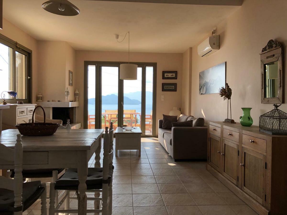 Вилла Breathtaking Seaview House Aegina Экстерьер фото