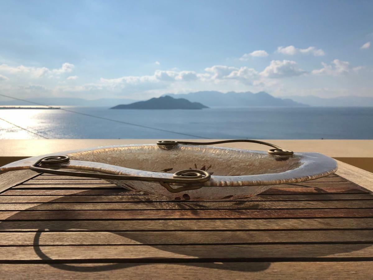 Вилла Breathtaking Seaview House Aegina Экстерьер фото